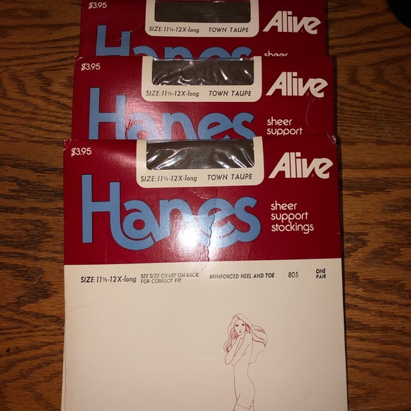 Alive Sheer support Stockings XL XTall 5 packages - Picture 2 of 5